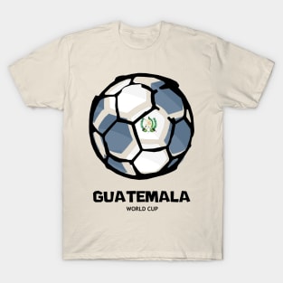 Guatemala Football Country Flag T-Shirt